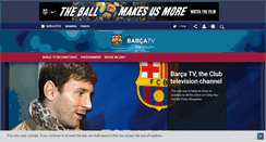 Desktop Screenshot of barcatv.fcbarcelona.com