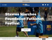 Tablet Screenshot of foundation.fcbarcelona.com